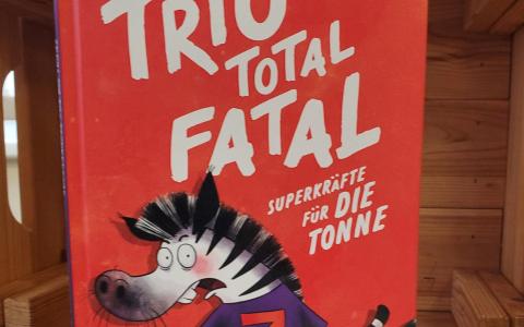 Buchcover mit Zebra